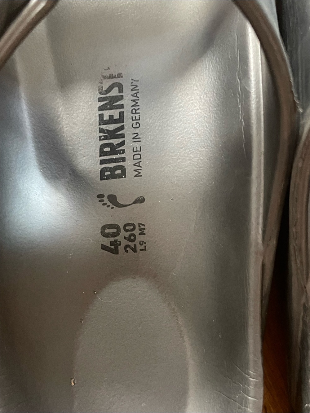 Silver Birkenstock EVA size 40 - Picture 5 of 5